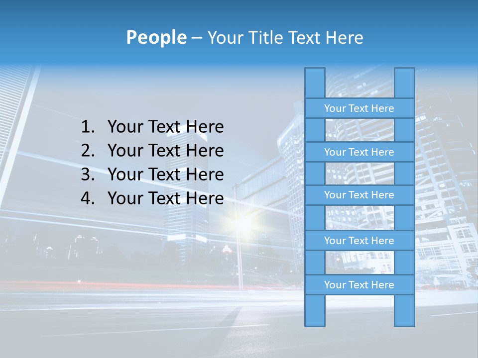 Light Color Transportation PowerPoint Template