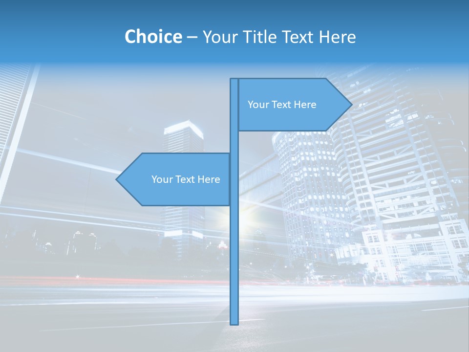 Light Color Transportation PowerPoint Template