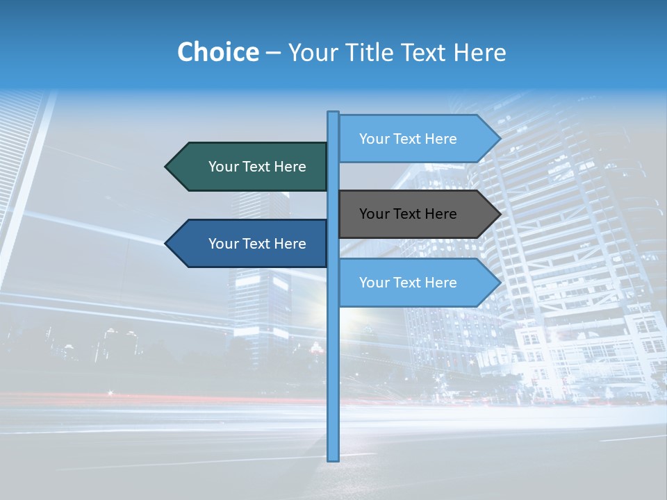 Light Color Transportation PowerPoint Template