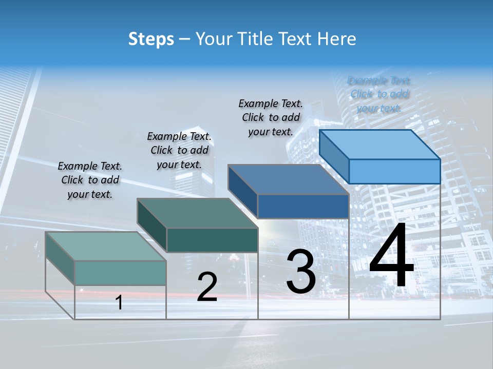 Light Color Transportation PowerPoint Template