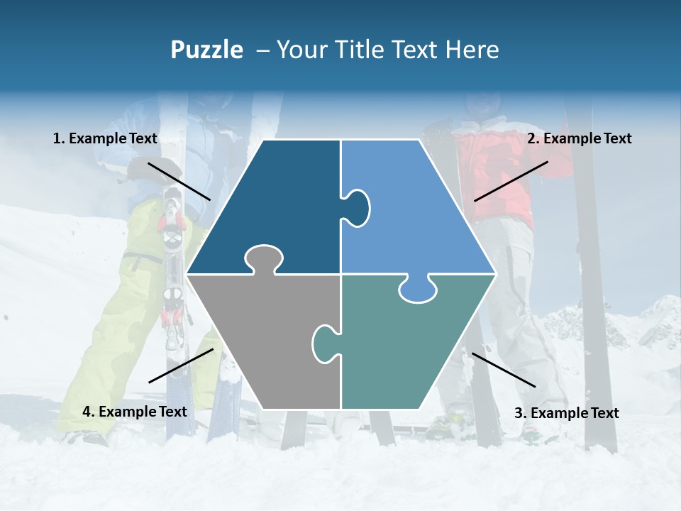 Father Snow Together PowerPoint Template