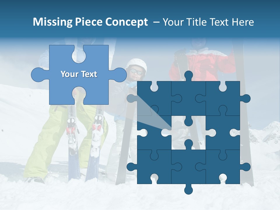 Father Snow Together PowerPoint Template