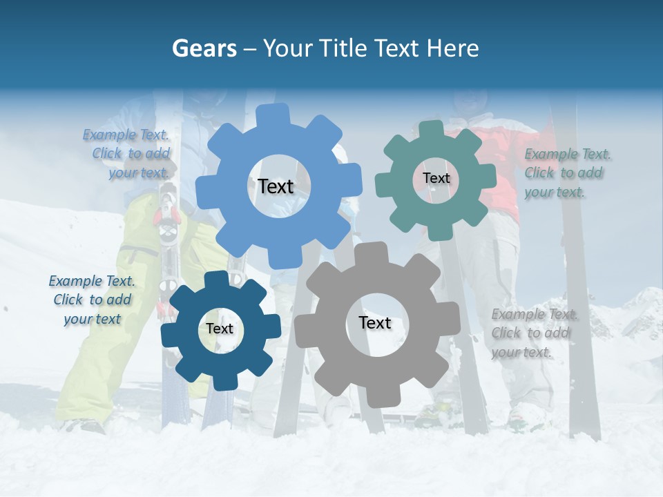 Father Snow Together PowerPoint Template