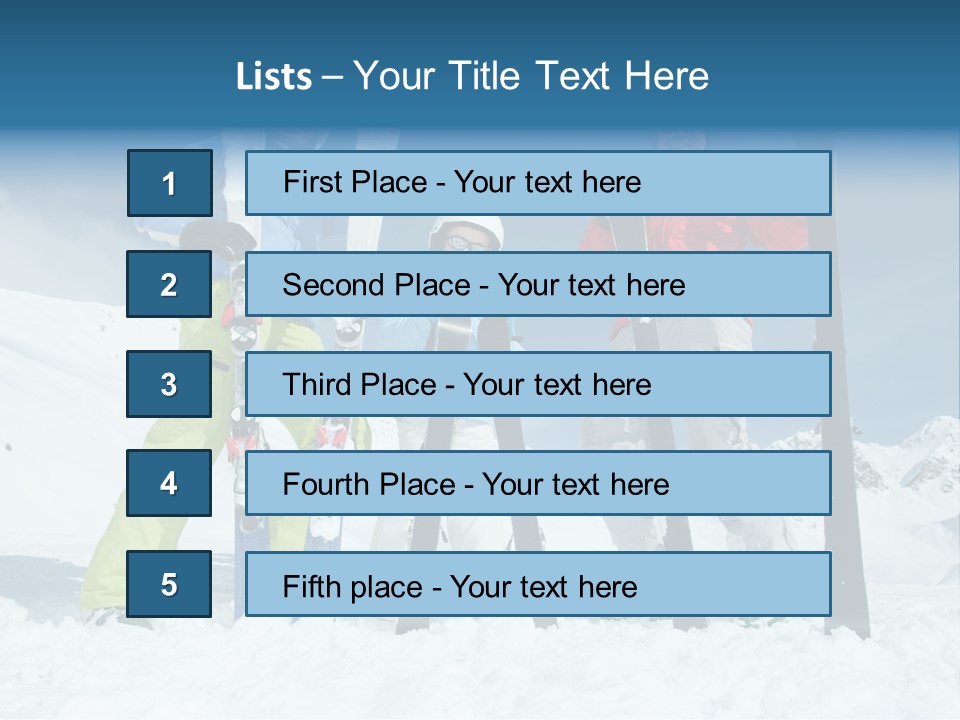 Father Snow Together PowerPoint Template
