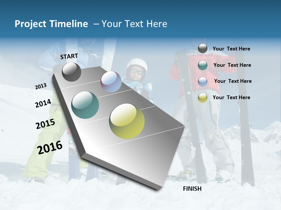 Father Snow Together PowerPoint Template
