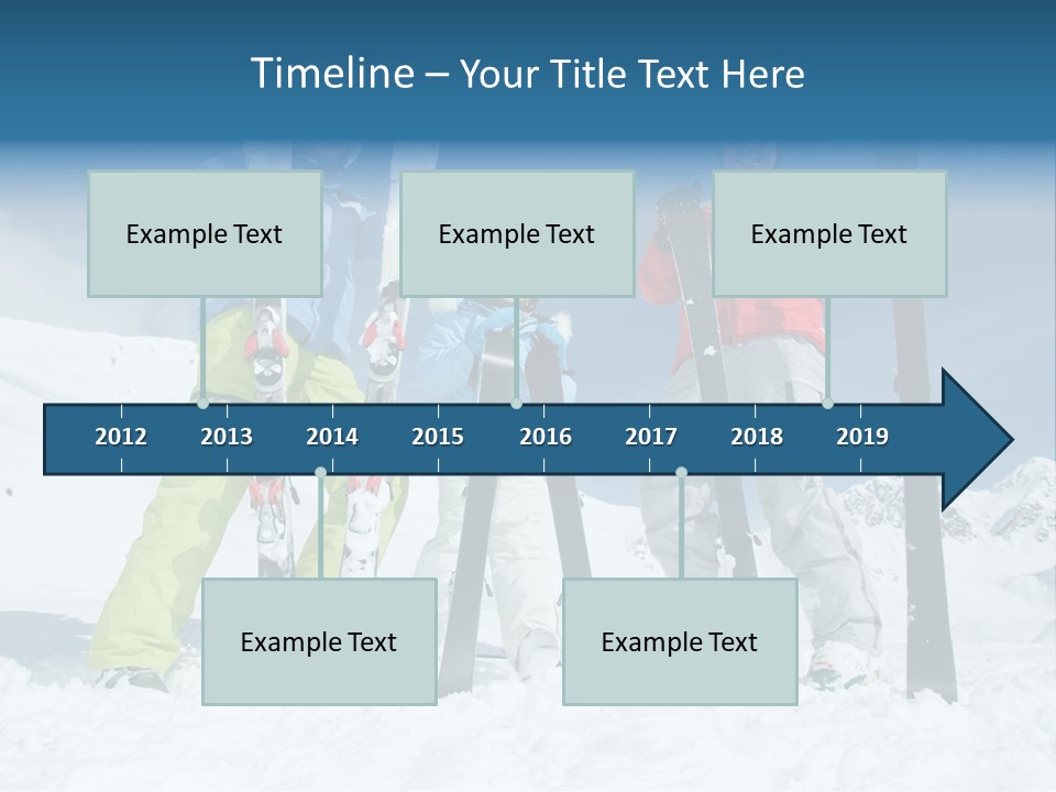 Father Snow Together PowerPoint Template