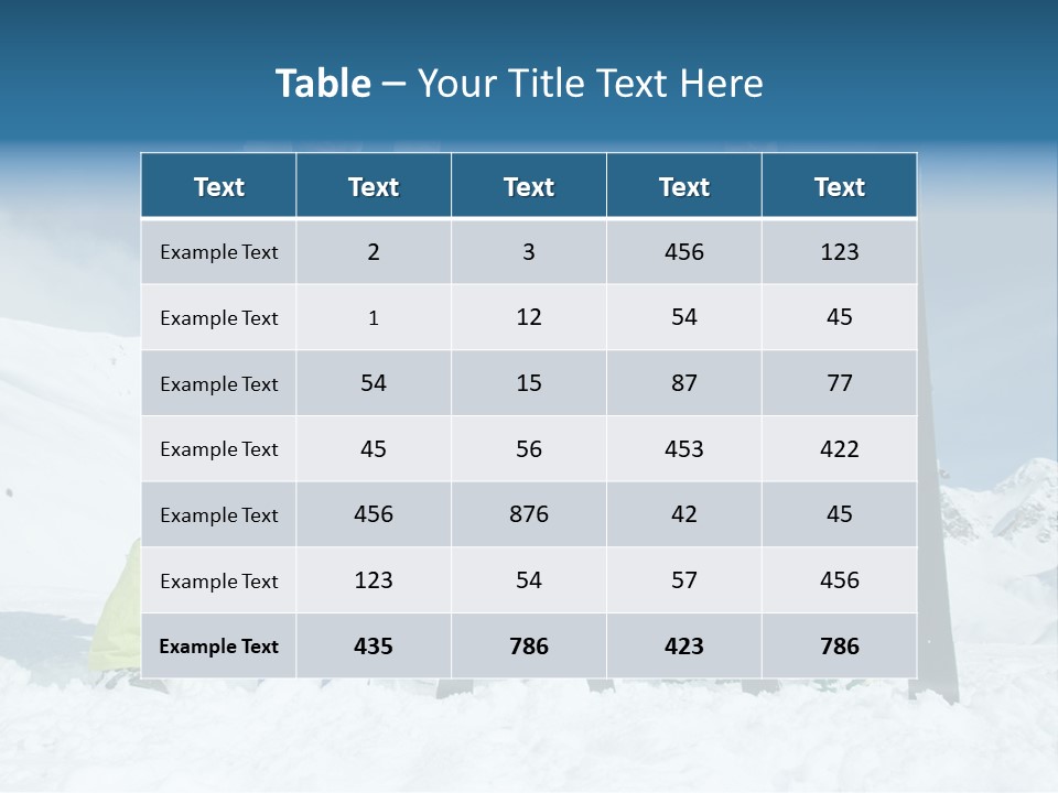 Father Snow Together PowerPoint Template