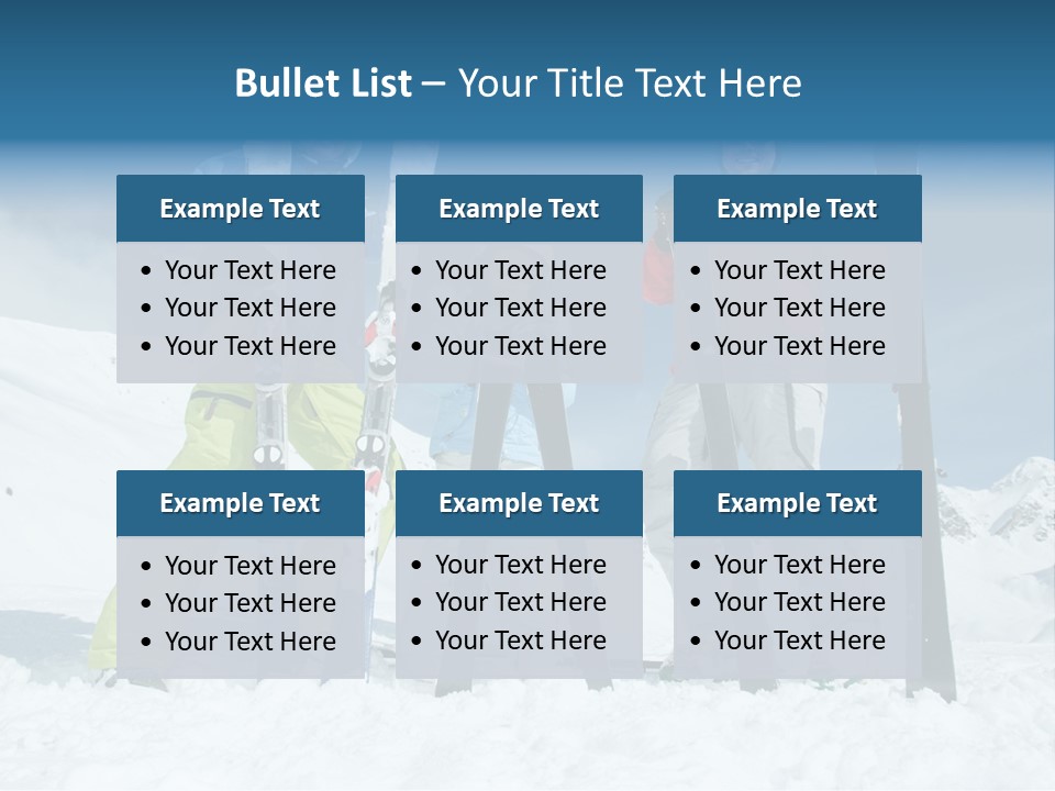 Father Snow Together PowerPoint Template