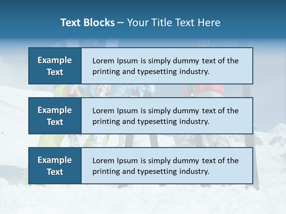 Father Snow Together PowerPoint Template