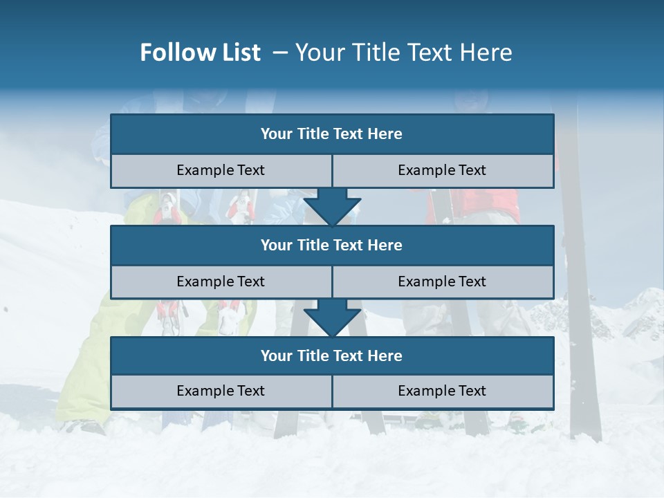 Father Snow Together PowerPoint Template