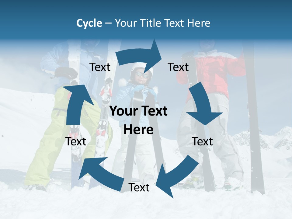 Father Snow Together PowerPoint Template