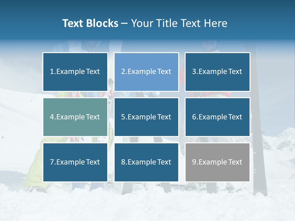 Father Snow Together PowerPoint Template