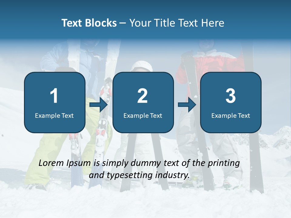 Father Snow Together PowerPoint Template