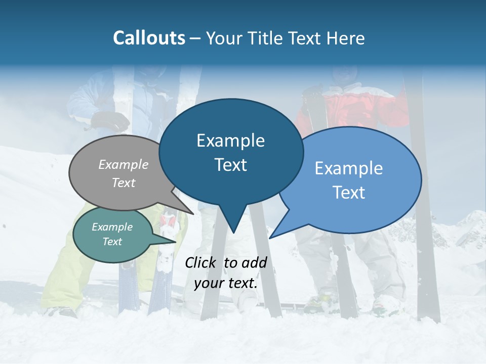 Father Snow Together PowerPoint Template