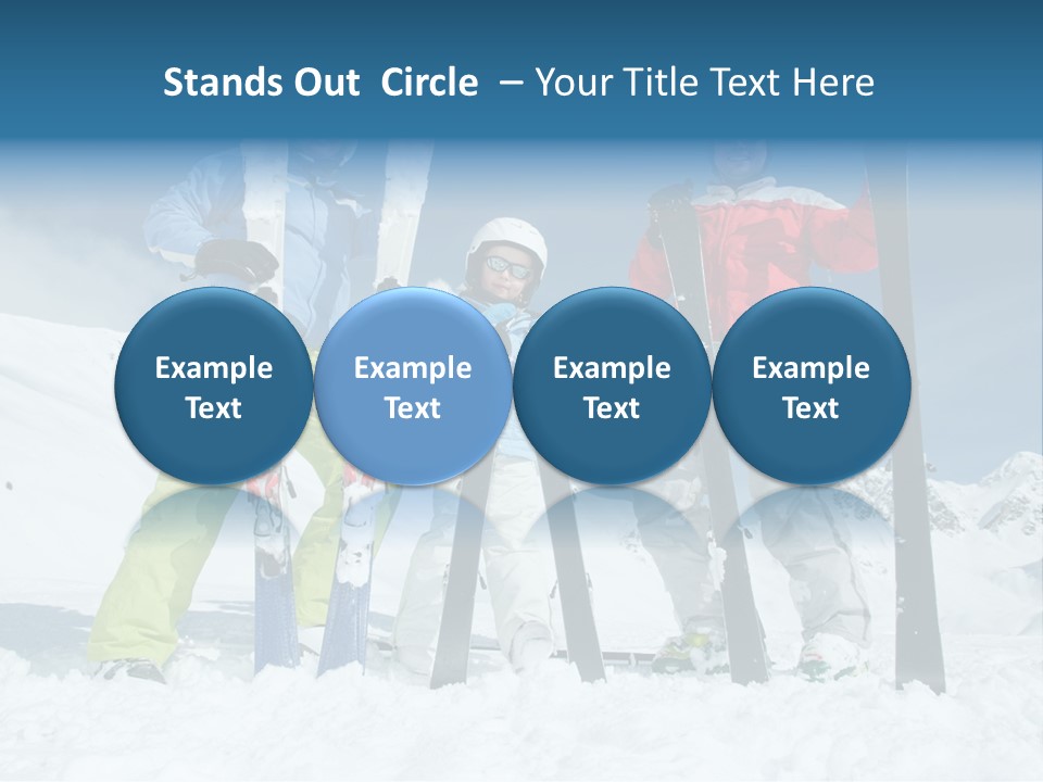 Father Snow Together PowerPoint Template
