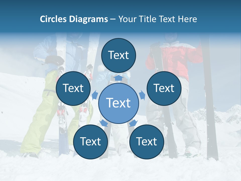 Father Snow Together PowerPoint Template