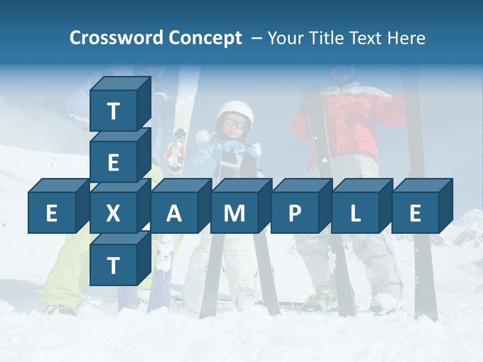 Father Snow Together PowerPoint Template