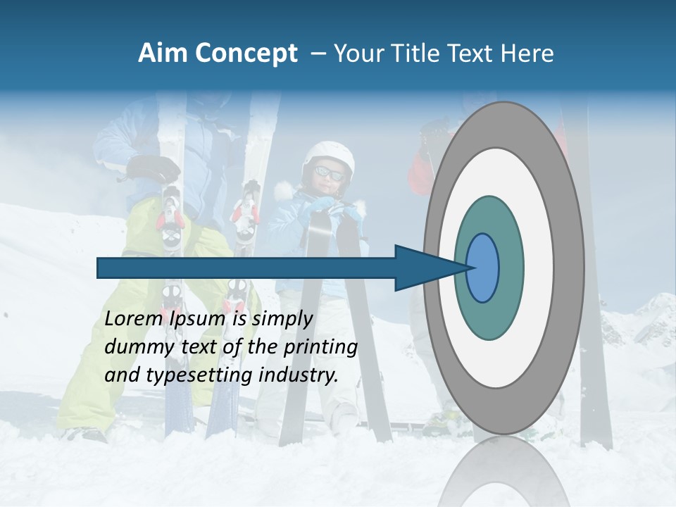 Father Snow Together PowerPoint Template