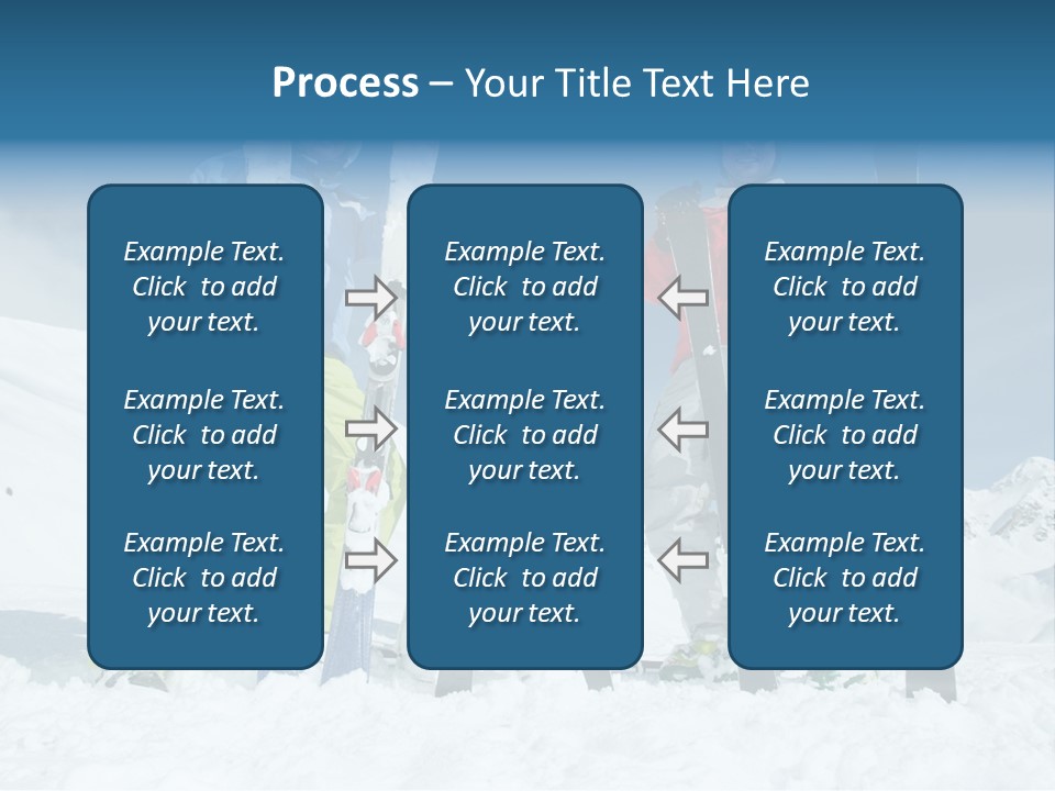 Father Snow Together PowerPoint Template