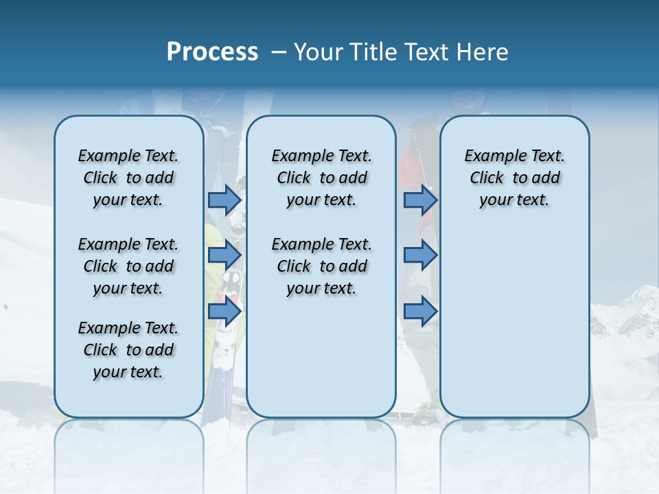 Father Snow Together PowerPoint Template