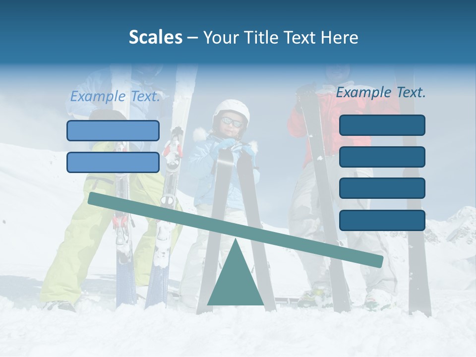 Father Snow Together PowerPoint Template