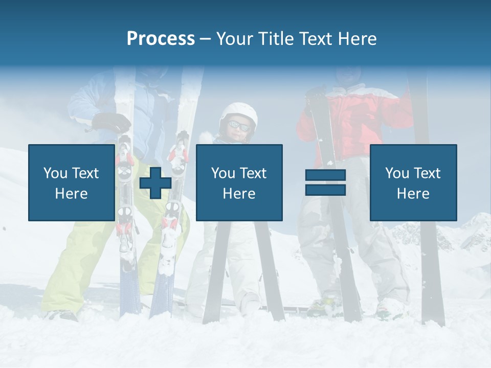 Father Snow Together PowerPoint Template