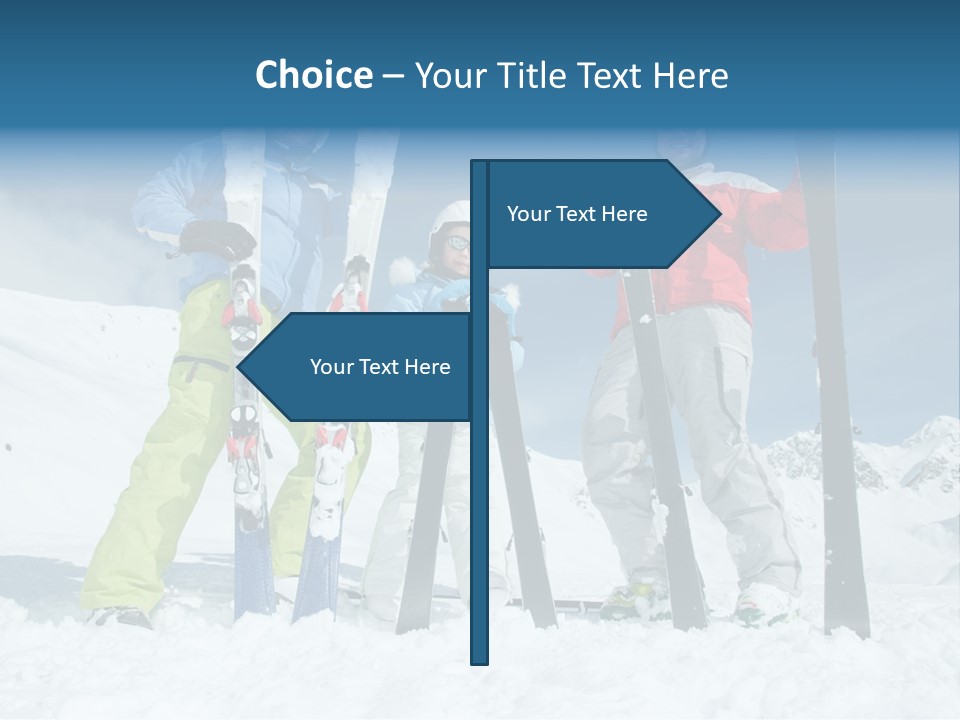 Father Snow Together PowerPoint Template