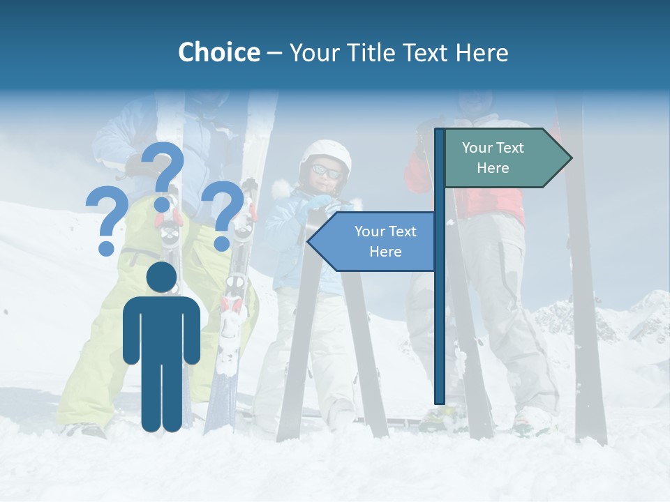 Father Snow Together PowerPoint Template