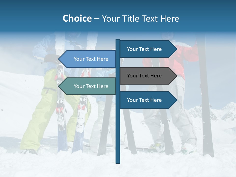 Father Snow Together PowerPoint Template