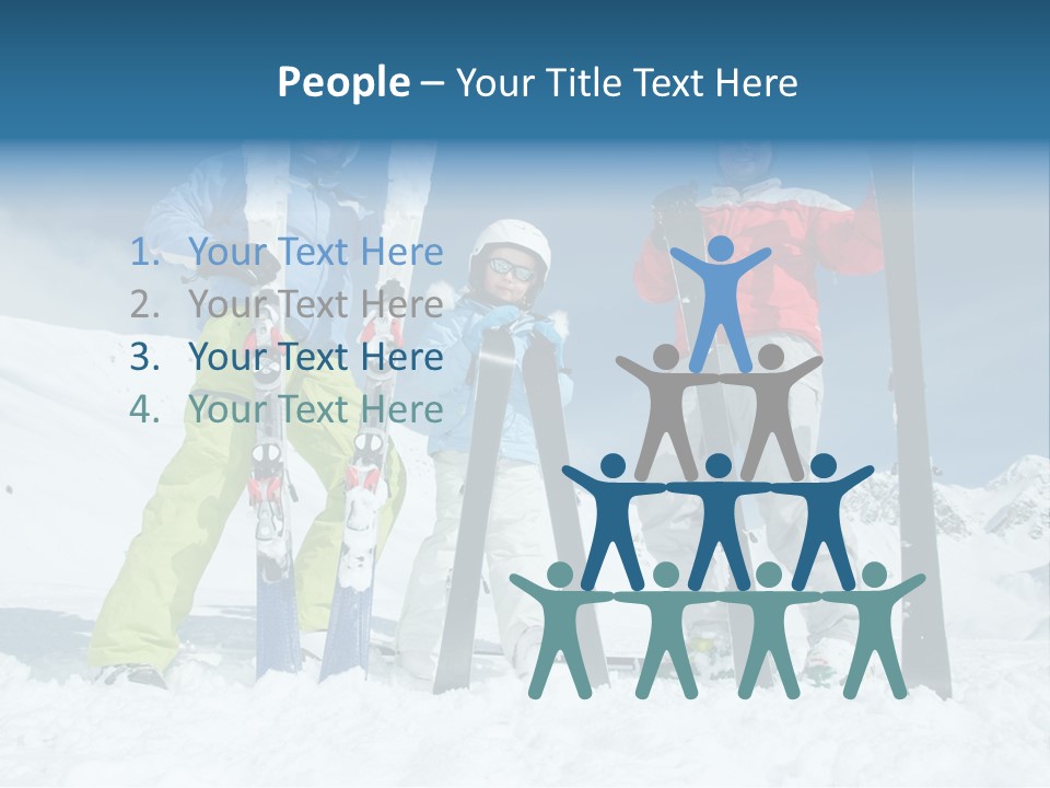 Father Snow Together PowerPoint Template