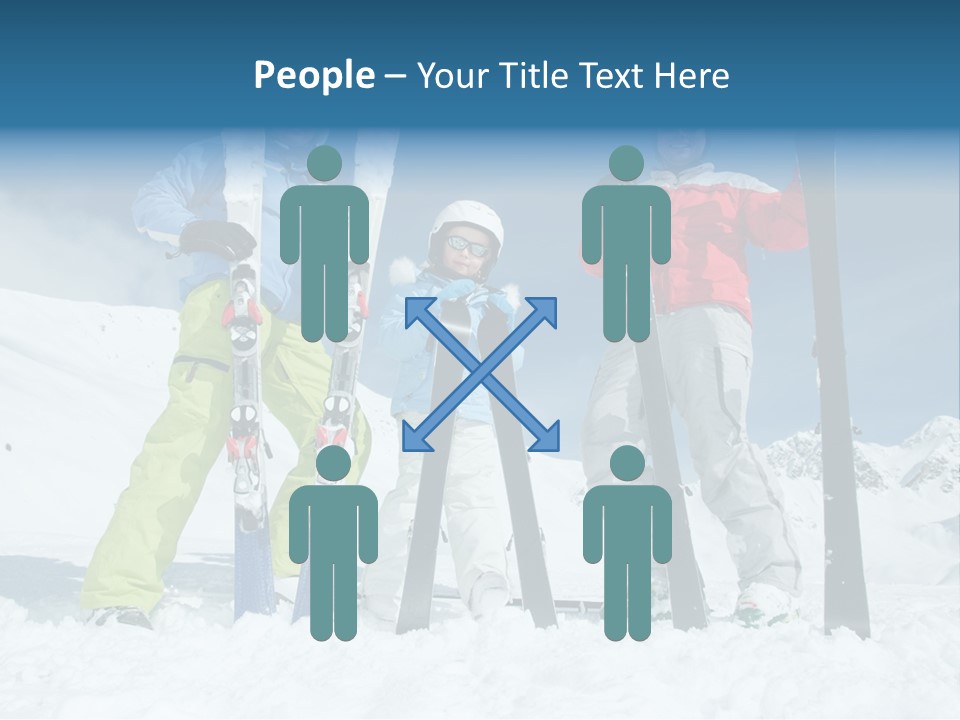 Father Snow Together PowerPoint Template
