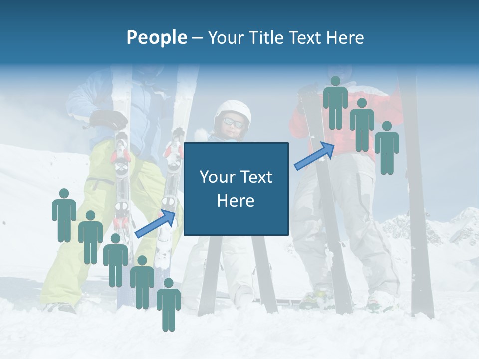 Father Snow Together PowerPoint Template