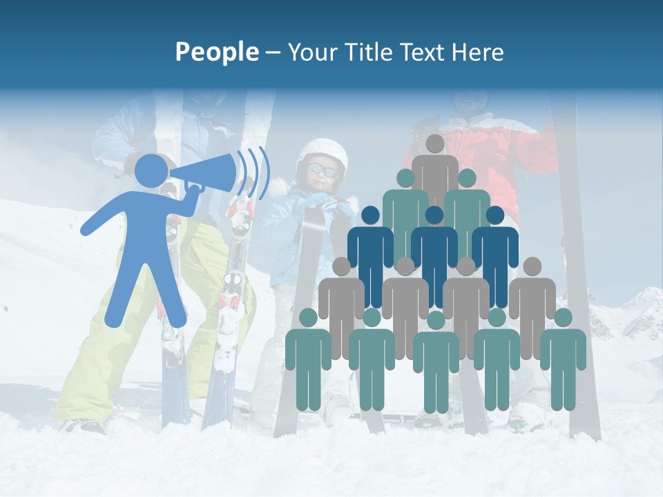 Father Snow Together PowerPoint Template