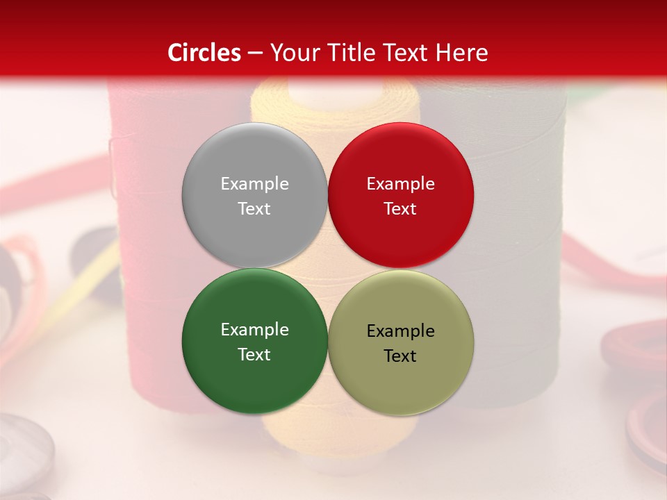 Texture Craft Needlework PowerPoint Template