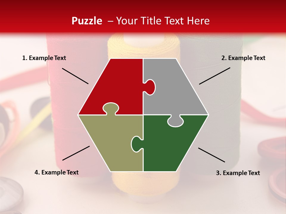 Texture Craft Needlework PowerPoint Template