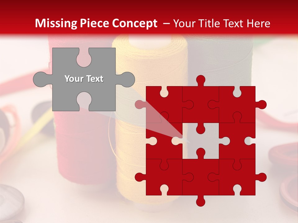 Texture Craft Needlework PowerPoint Template