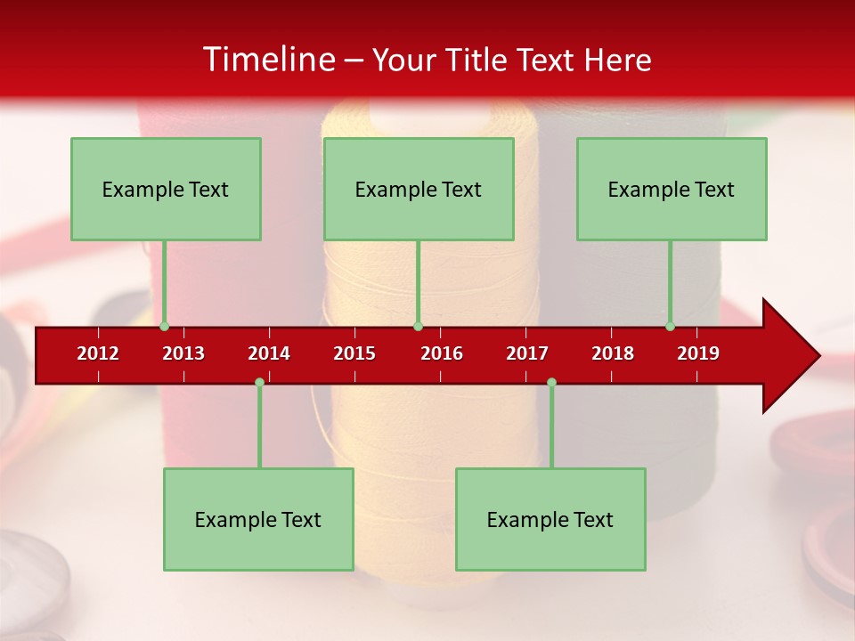 Texture Craft Needlework PowerPoint Template