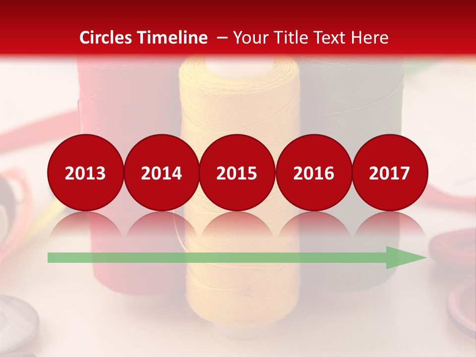 Texture Craft Needlework PowerPoint Template