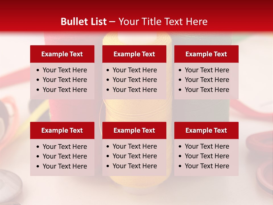 Texture Craft Needlework PowerPoint Template