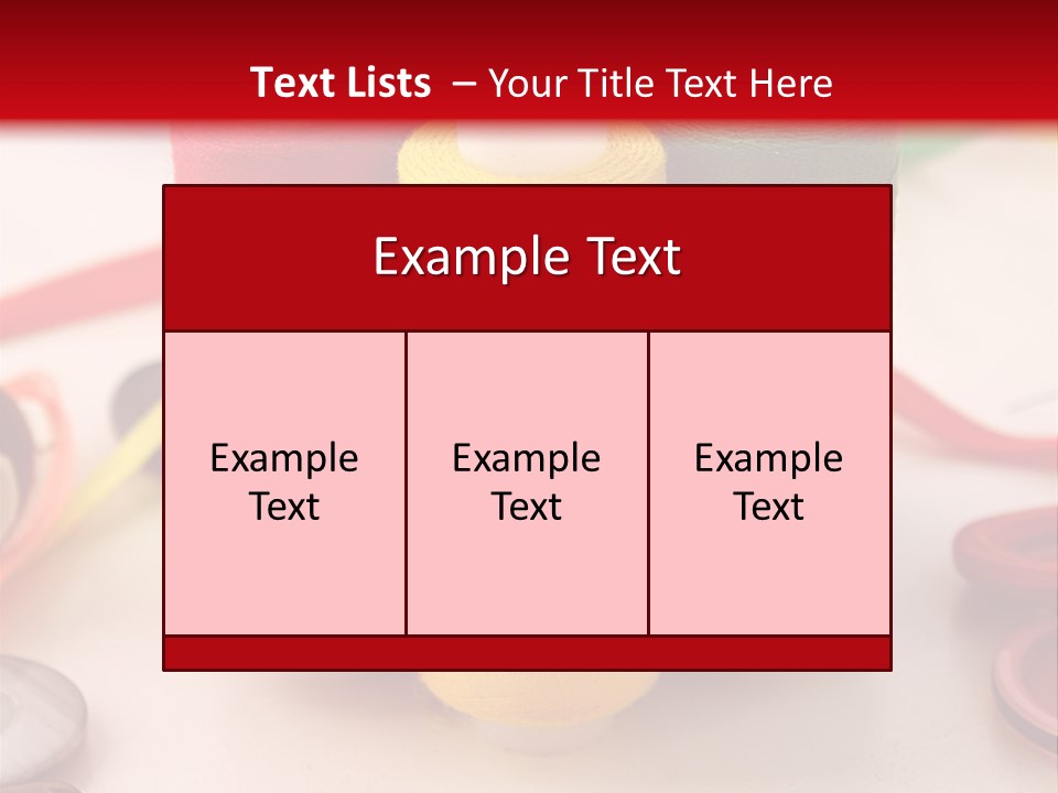 Texture Craft Needlework PowerPoint Template