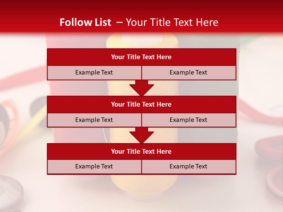 Texture Craft Needlework PowerPoint Template