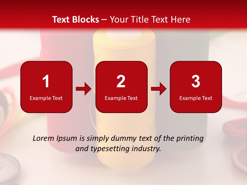 Texture Craft Needlework PowerPoint Template