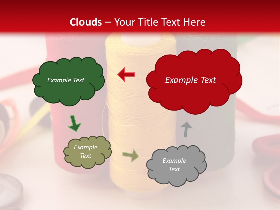 Texture Craft Needlework PowerPoint Template