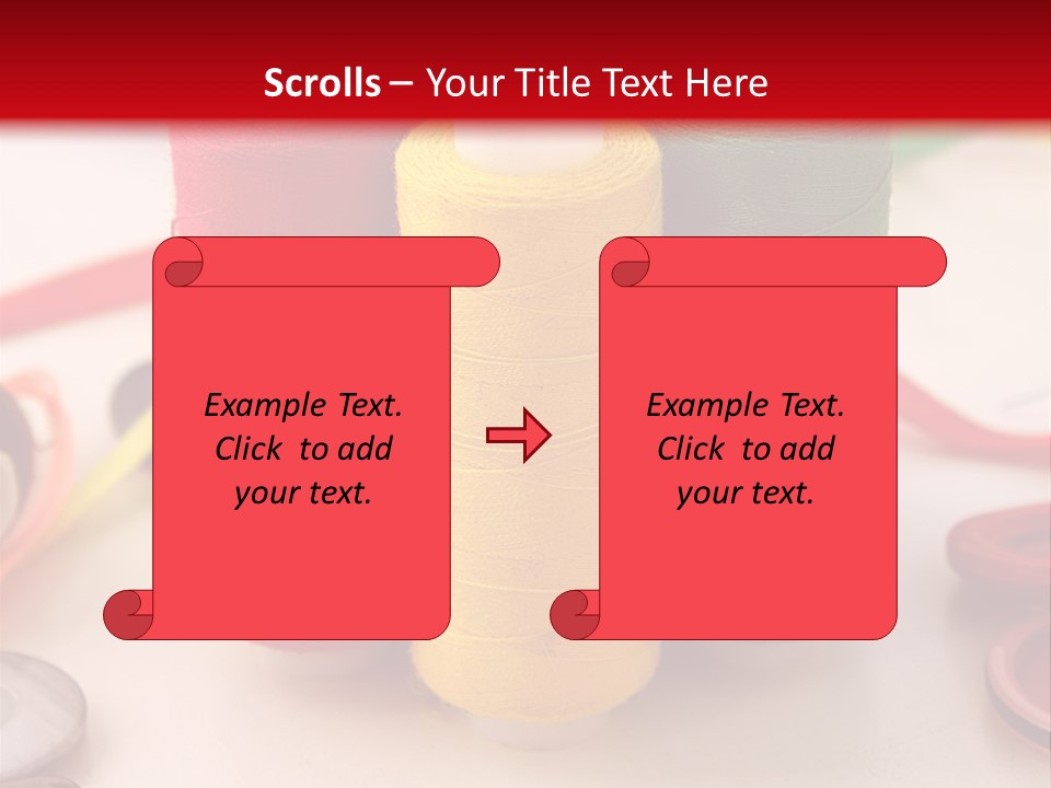 Texture Craft Needlework PowerPoint Template