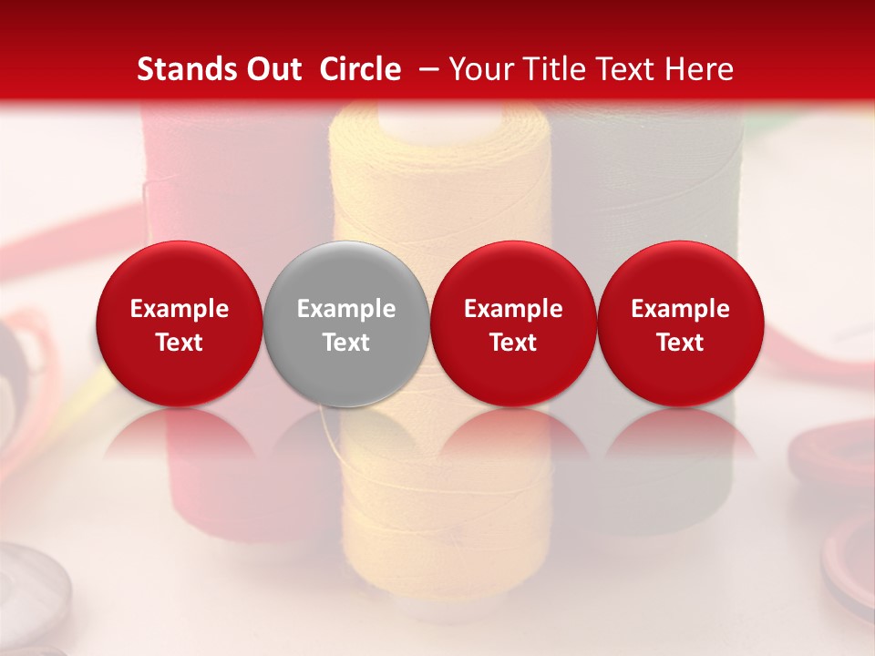 Texture Craft Needlework PowerPoint Template