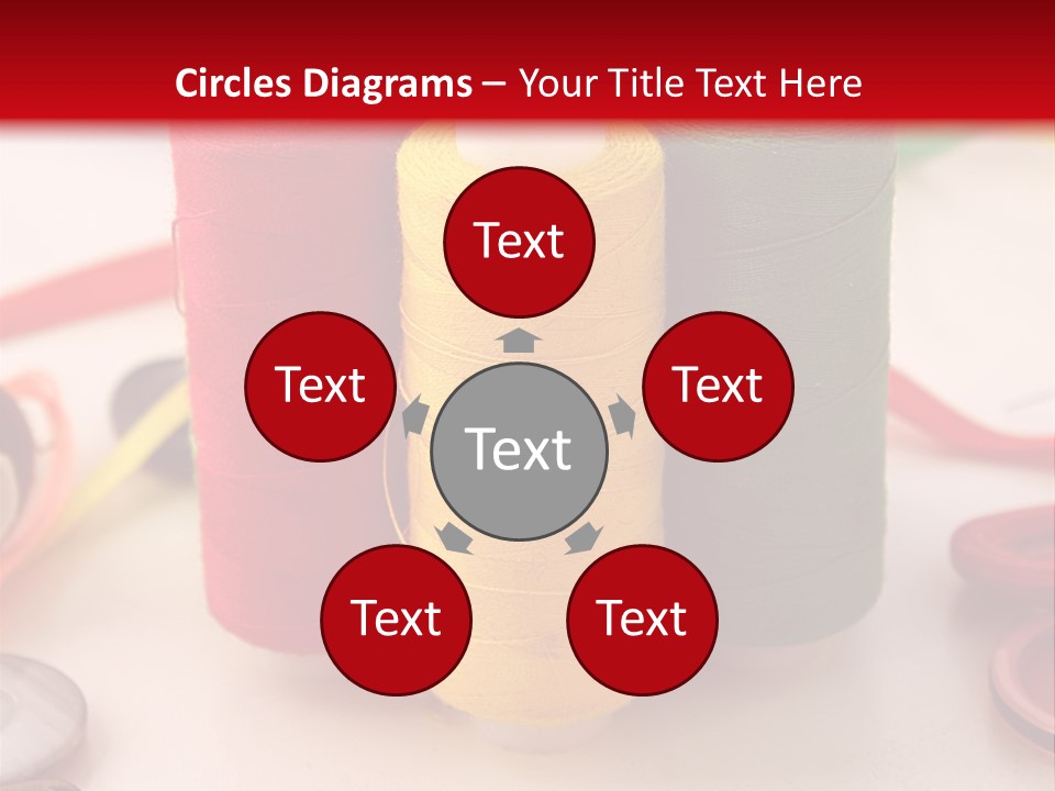 Texture Craft Needlework PowerPoint Template