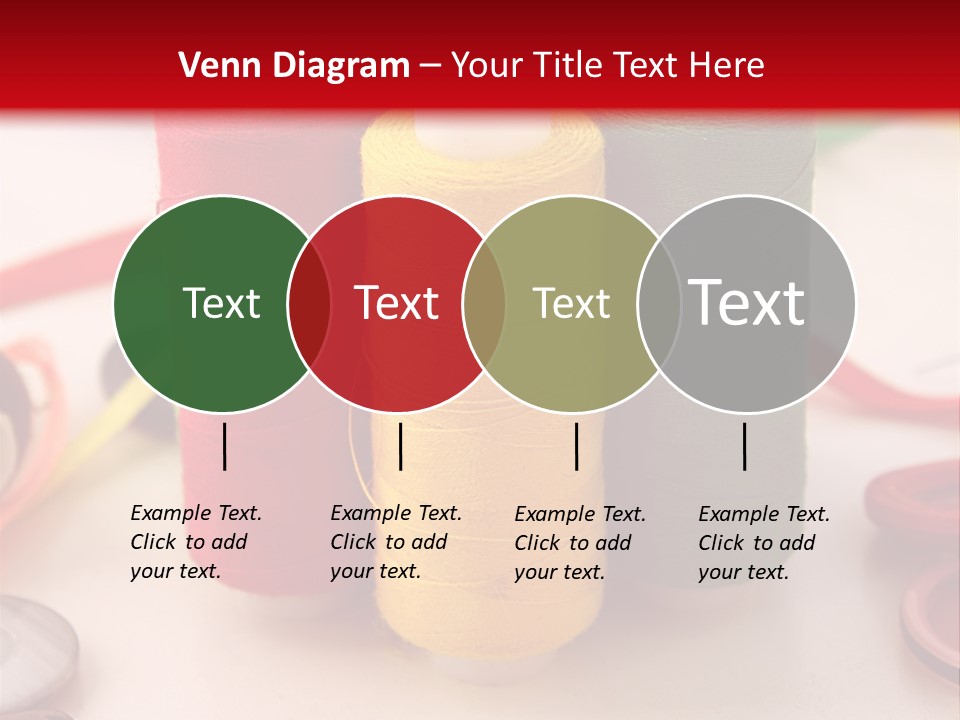 Texture Craft Needlework PowerPoint Template