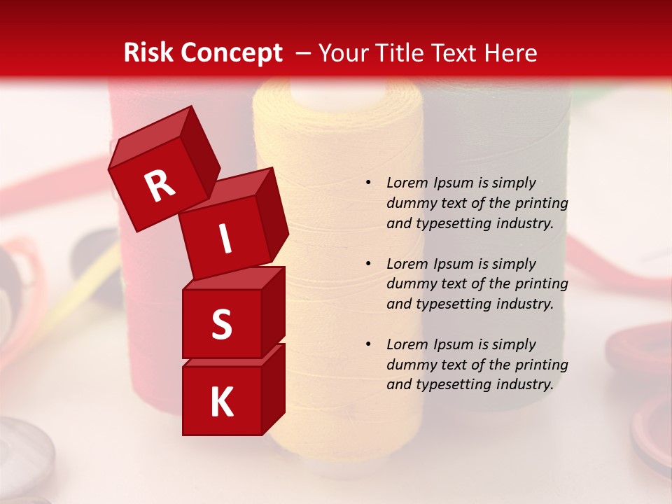 Texture Craft Needlework PowerPoint Template