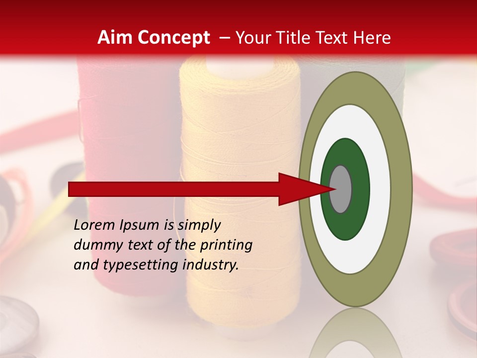 Texture Craft Needlework PowerPoint Template