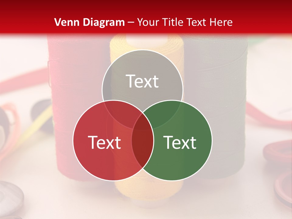 Texture Craft Needlework PowerPoint Template